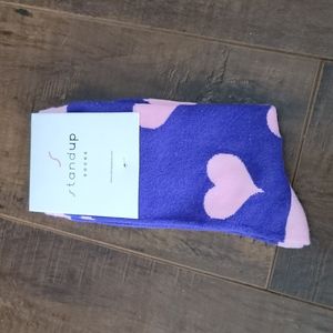 ❤️ NWT Standup "I love me" Heart Socks